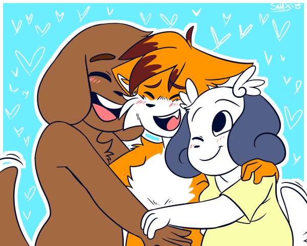 Candybooru image #10172, tagged with David DavidxPauloxRachel Paulo Rachel Rory_(Artist) excellent polyamory